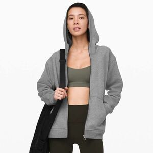 Lululemon All Yours Full Zip Hoodie Jacket Gray S
